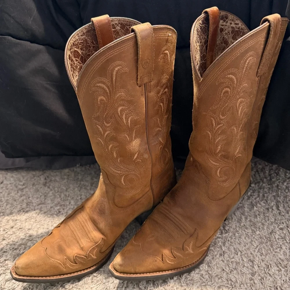 Ariat Cowgirl Boots *Great Shape* - Picture 1 of 2